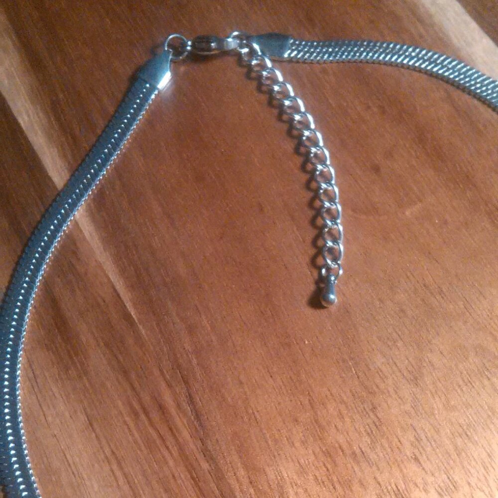 Quintessence of Love Multi Color Austrian Crystal Station Choker Necklace - Picture 6 of 9